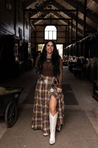 Gia Plaid Skirt