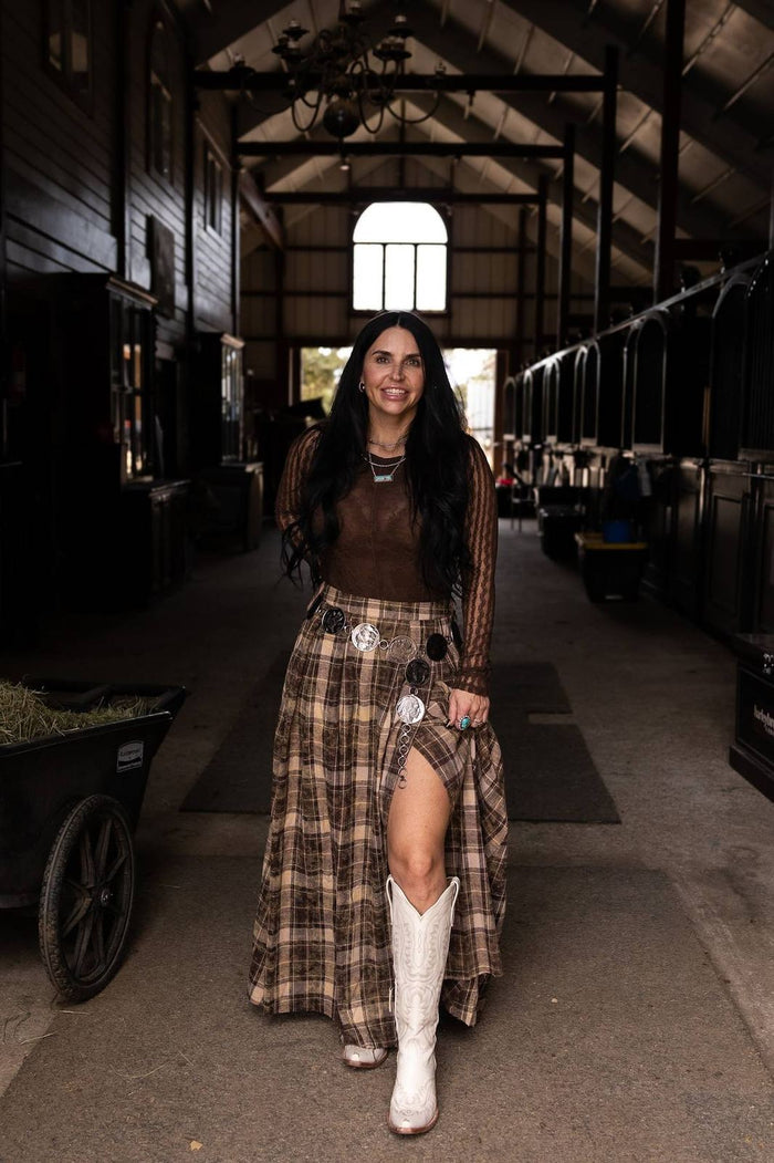 Gia Plaid Skirt