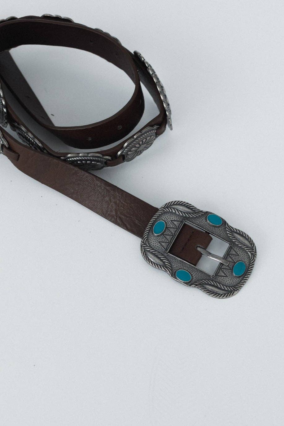 Austin Turquoise Concho Belt