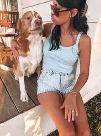Striped Up Shorts