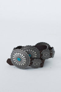 Austin Turquoise Concho Belt