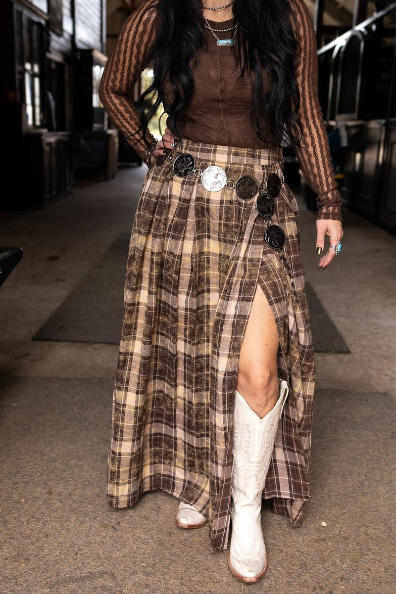 Gia Plaid Skirt