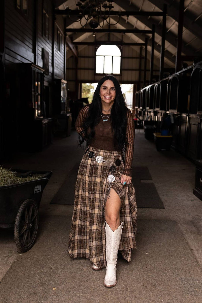Gia Plaid Skirt