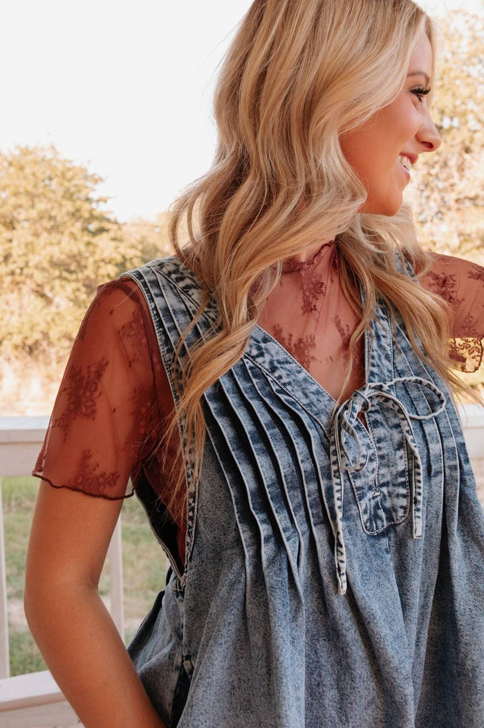 Allie Top Brown