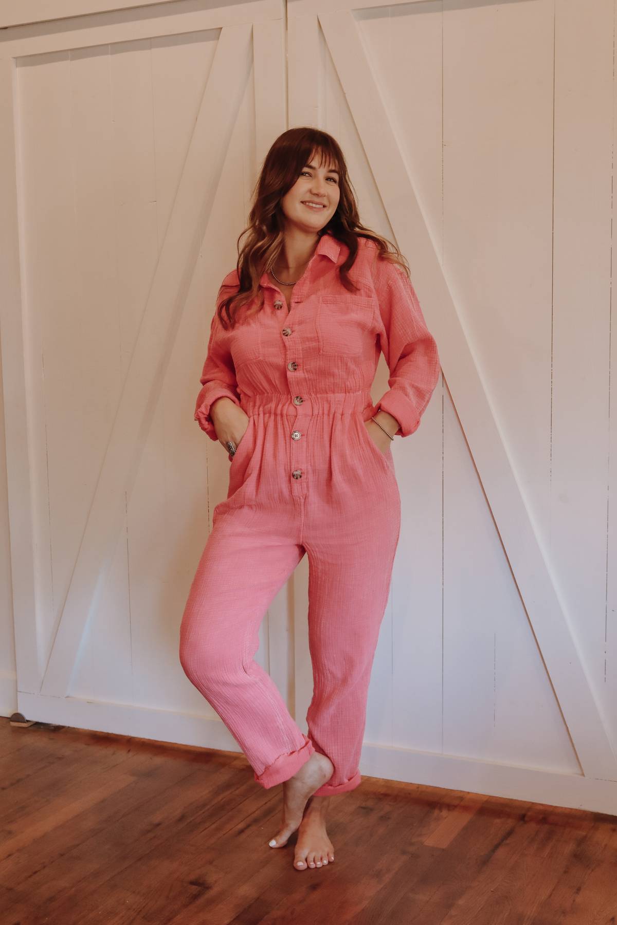 Katy Jumpsuit - Pink BF