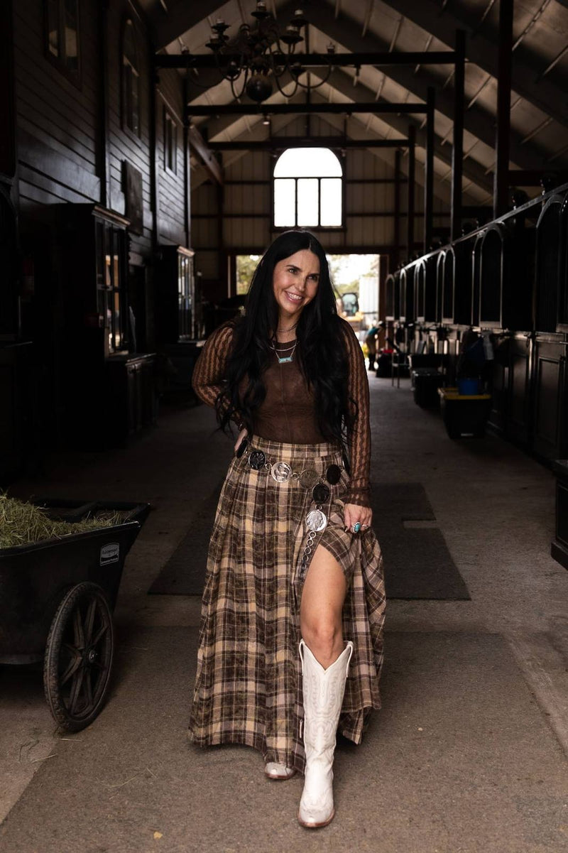 Gia Plaid Skirt