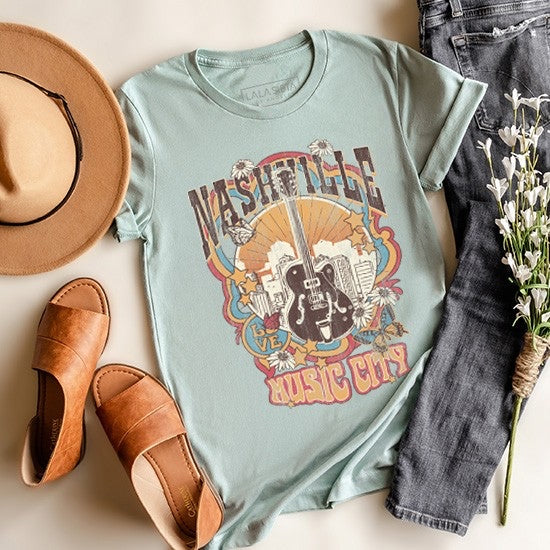 Nashville Music City Tee