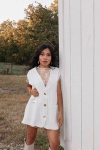 Allie Top White