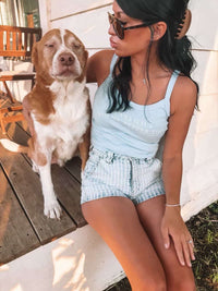 Striped Up Shorts