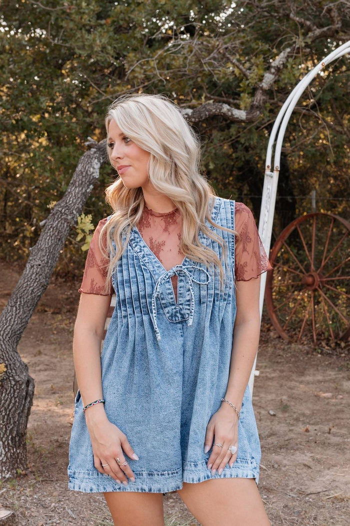 Allie Top Brown