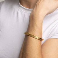 Fluted Bracelet Gold