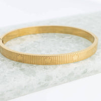 Fluted Bracelet Gold