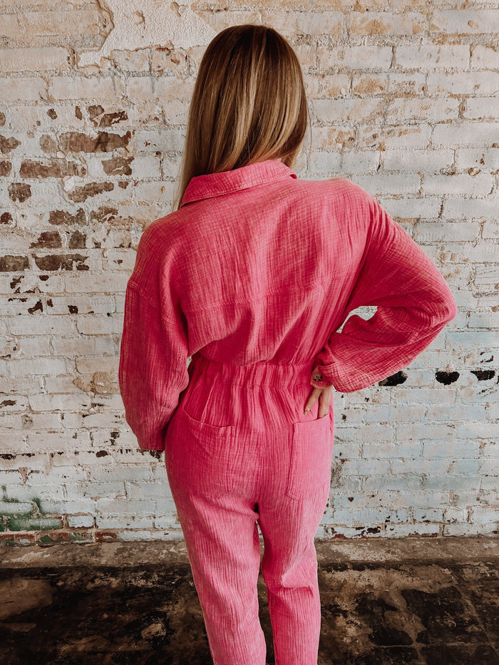 Katy Jumpsuit - Pink BF